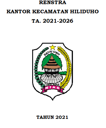 RENSTRA Kecamatan HILIDUHO TAHUN 2021 - 2026